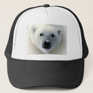 Polar Bear Ansikte Truckerkeps