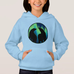 Polar Bear Art Barn Hoodie Bear Barn Hoodie T-shirt