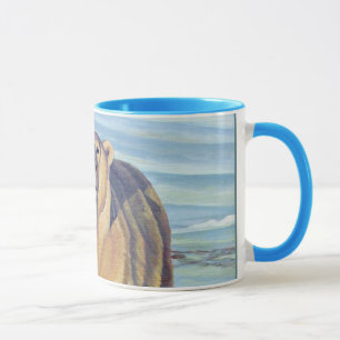 Polar Bear Art Coffee Mugg Wildlife Art Bear Kopp