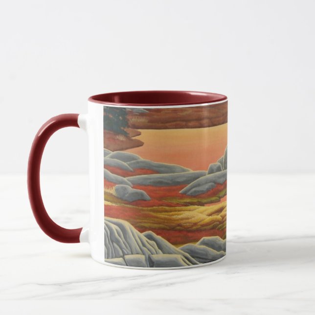 Polar Bear Art Coffee Mugg Wildlife Art Bear Kopp (Vänster)