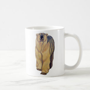 Polar Bear Art Coffee Mugg Wildlife Art Bear Kopp