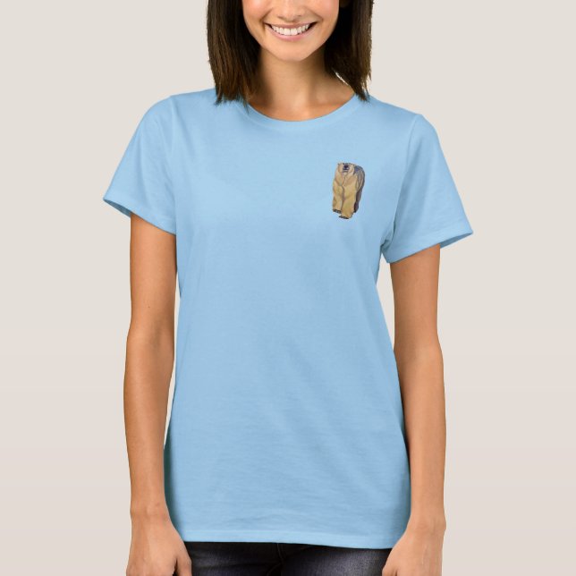 Polar Bear Art Jacka Kvinnor i Nanuq Bear Jacka Tröja (Framsida)