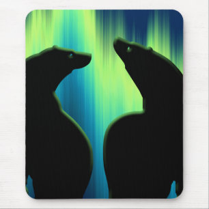 Polar Bear Art Mousepad Snyggt Wildlife Mousepad Musmatta