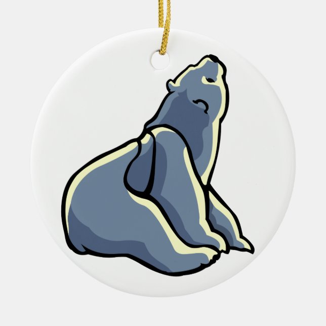 Polar Bear Art Ornament Bear Keepie Bear Gifts (Framsidan)