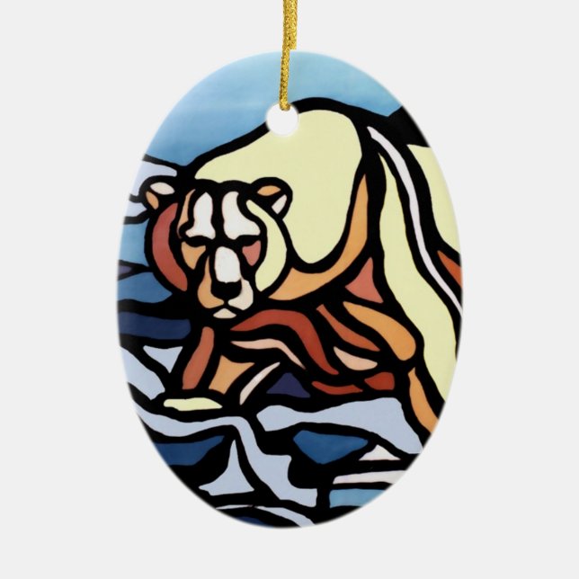 Polar Bear Art Ornament Bear Keepsak & Gifts (Framsidan)