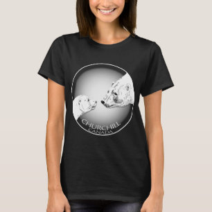 Polar Bear Art Shirt Top Women's Churchill Shirt Tröja