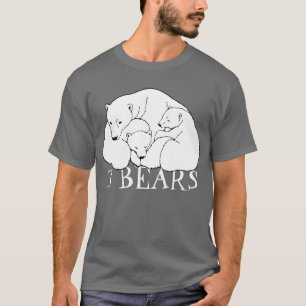 Polar Bear Art T-shirt Bear Unge Unisex T-shirt