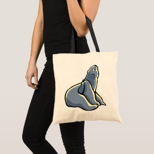 Polar Bear Art Tote Bag Native Bear Art Bags Tygkasse