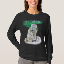 Polar Bear & Baby jul T-Shirt