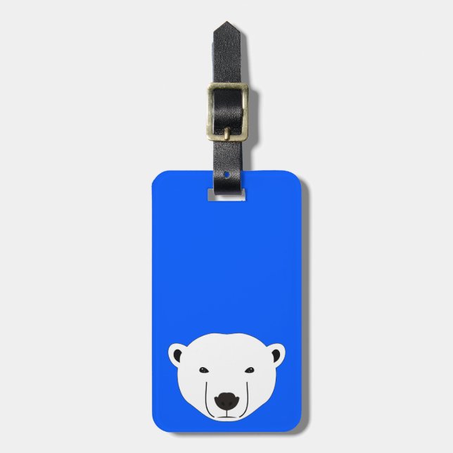 Polar Bear Bagagebricka (Vertikal Framsida)
