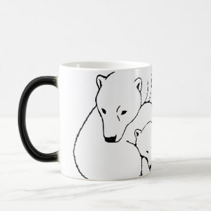 Polar Bear Beer Mugg Glass Mor & Unge Bear Mugg