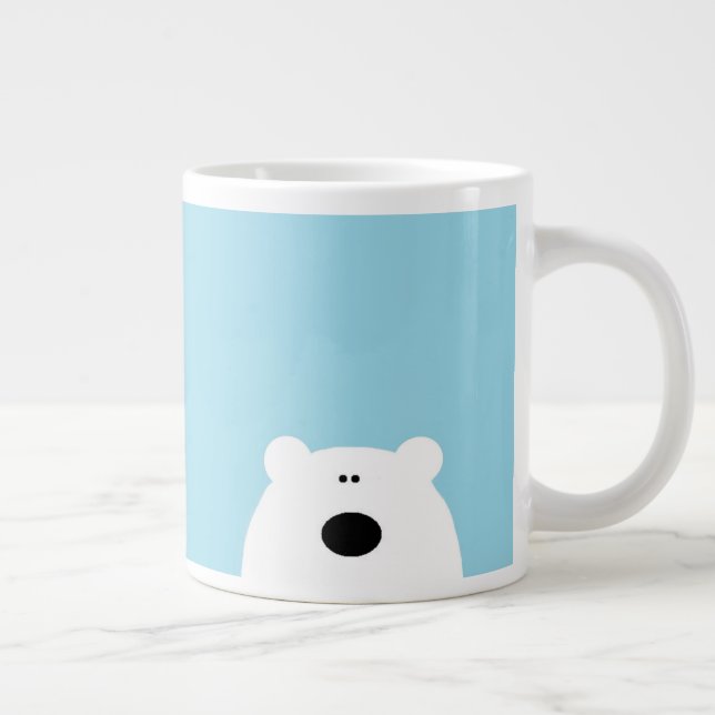 Polar Bear Blue Jumbo Mugg (Höger)