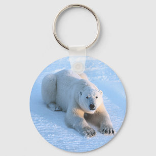 Polar Bear Blue Nyckelring