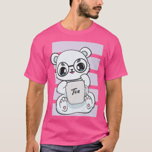 Polar Bear Boba Cute Anime Kawaii Pearl Bubble Tea T Shirt