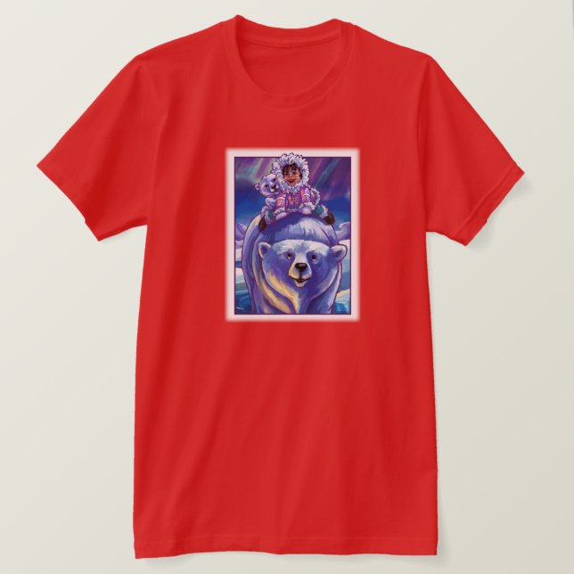 Polar Bear Buss Art Tee Shirt (Design framsida)