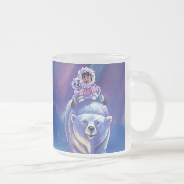 Polar Bear Buss Frostad Glasmugg (Höger)