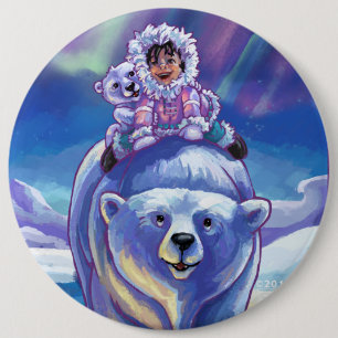 Polar Bear Buss Knapp