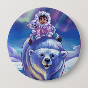 Polar Bear Buss Knapp