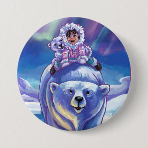 Polar Bear Buss Knapp