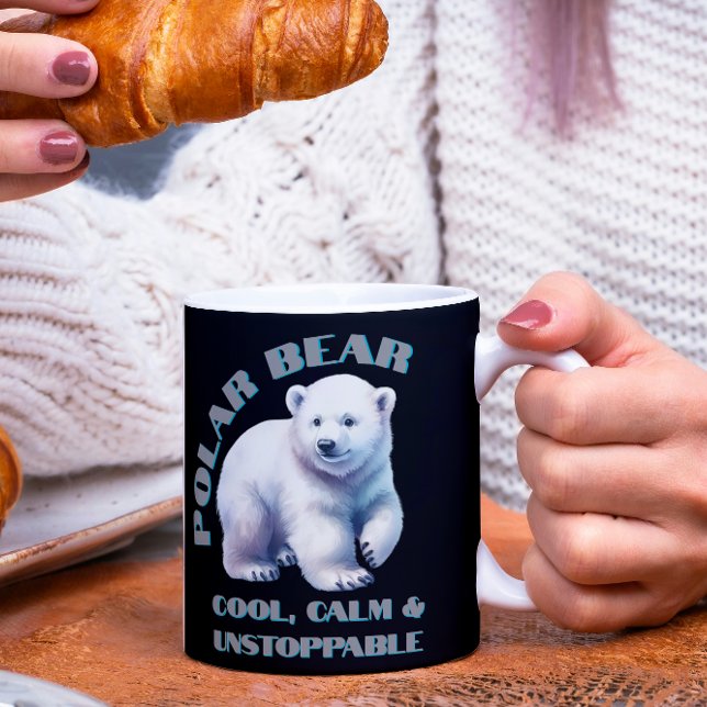 Polar Bear Coola Lugn & Ostoppbar Kaffemugg (Skapare uppladdad)