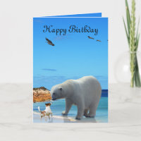 Polar Bear-Counter, Birthday Hälsning