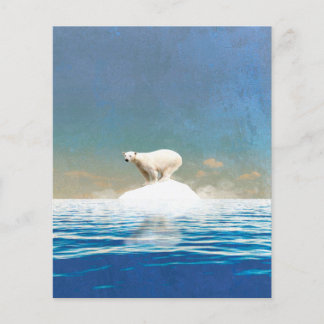 Polar Bear Decor | Art för hemmet Flygblad