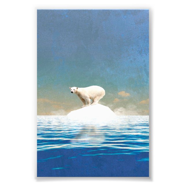 Polar Bear Decor | Art för hemmet Fototryck (Framsidan)