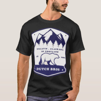 Polar Bear Dutch Bros Coffee T Shirt