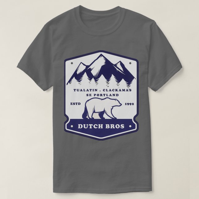 Polar Bear Dutch Bros    CoffeeEssential  T Shirt (Design framsida)