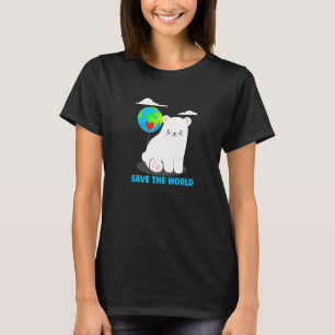 Polar Bear Earth Day Varje timme T Shirt