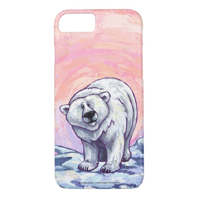 Polar Bear Electronics Case-Mate iPhone Skal (Baksida)
