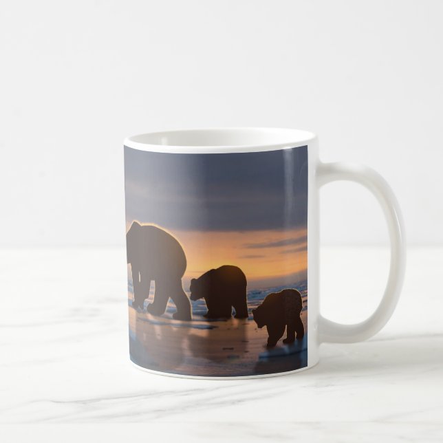 Polar Bear-familjen Kaffemugg (Höger)