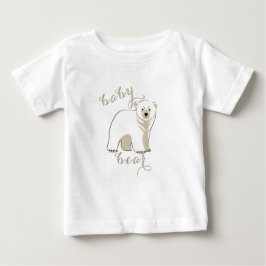 Polar Bear Family Baby Bear 2 T Shirt