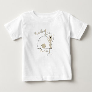 Polar Bear Family Baby Bear 2 T Shirt