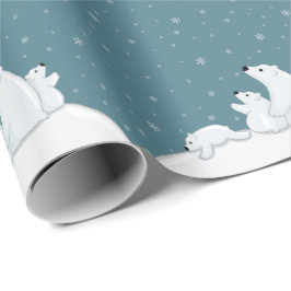 Polar Bear Family Presentpapper
