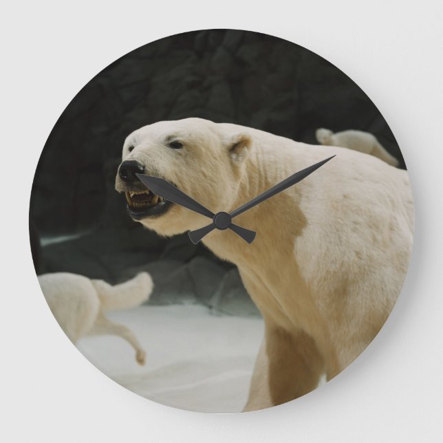 Polar Bear Flin Stor Klocka (Framsida)