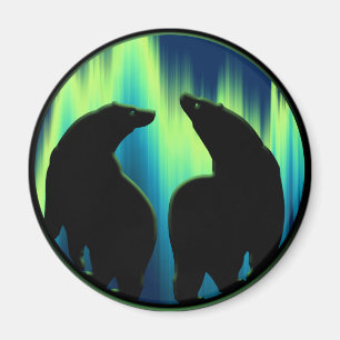 Polar Bear Fridge Magent Wildlife Art Kitchen Gift Magnet