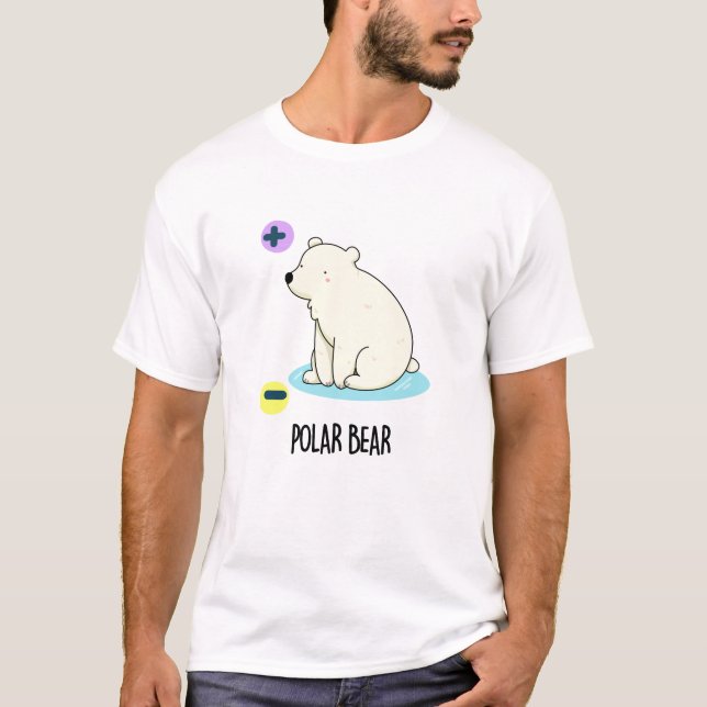 Polar Bear Funny Science Pun T Shirt (Framsida)