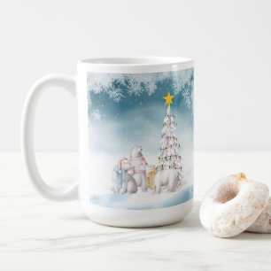 Polar Bear God jul Coffee Mugg