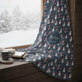 Polar Bear Hugs julår ID851 Fleecefilt