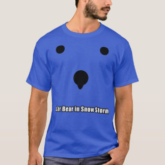 Polar Bear i Snö Storm T Shirt