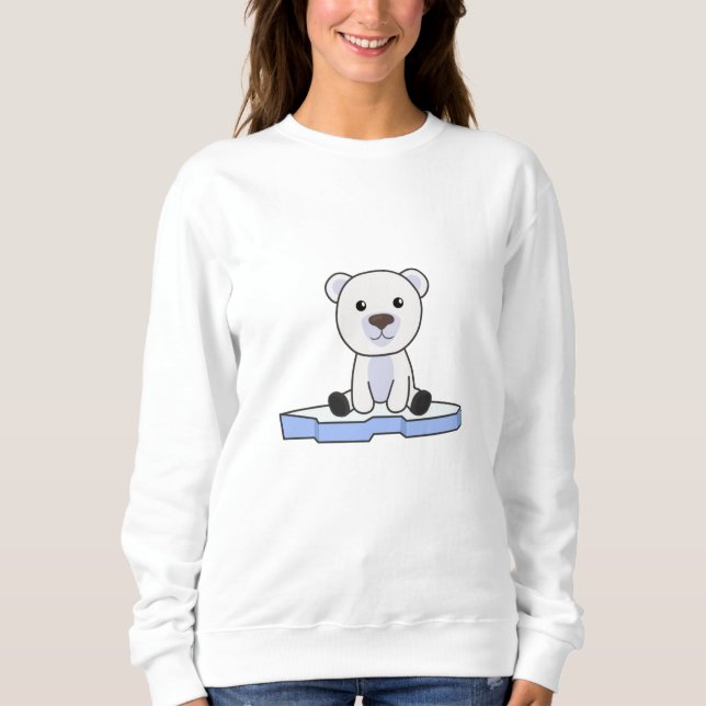 Polar Bear Icado Polar Bear North Pole South Pole T Shirt (Framsida)