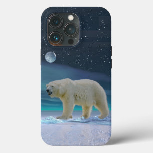 Polar Bear in Moonlight