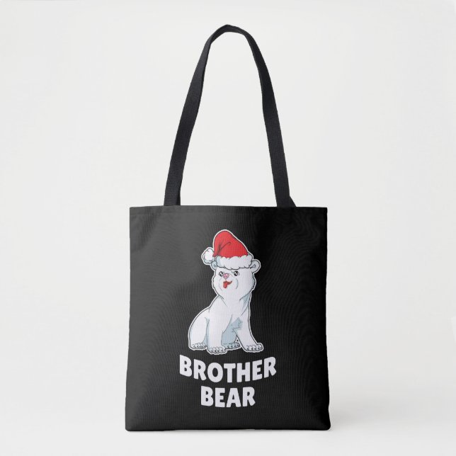 Polar Bear-jul - Julafton Brother Gift Tygkasse (Framsida)
