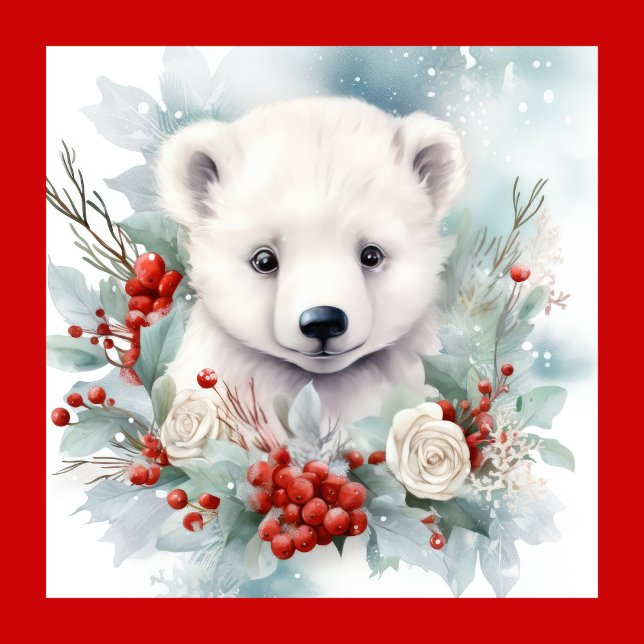 Polar Bear Jul Lunch Party-inbjudan (Skapare uppladdad)