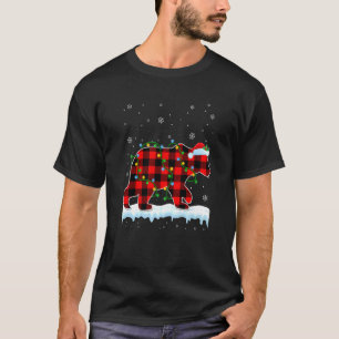 Polar Bear jul Santa Hat Cute Animals Julafton L. T Shirt
