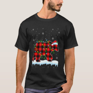 Polar Bear jul Santa Hat Cute Animals Julafton T Shirt