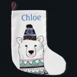 Polar Bear-Jul Stock Liten Julstrumpa<br><div class="desc">Polar Bear-Jul Stock</div>