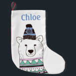 Polar Bear-Jul Stock Liten Julstrumpa<br><div class="desc">Polar Bear-Jul Stock</div>