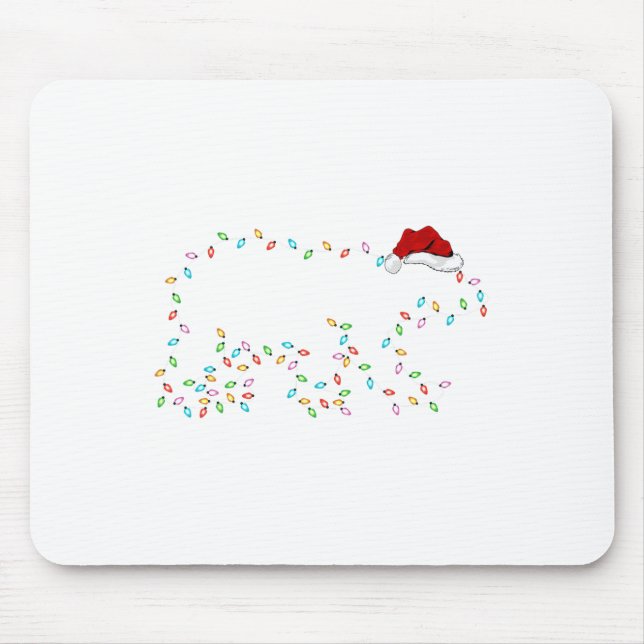 Polar Bear Julafton Lighting Santa Hat Polar Bear  Musmatta (Framsidan)